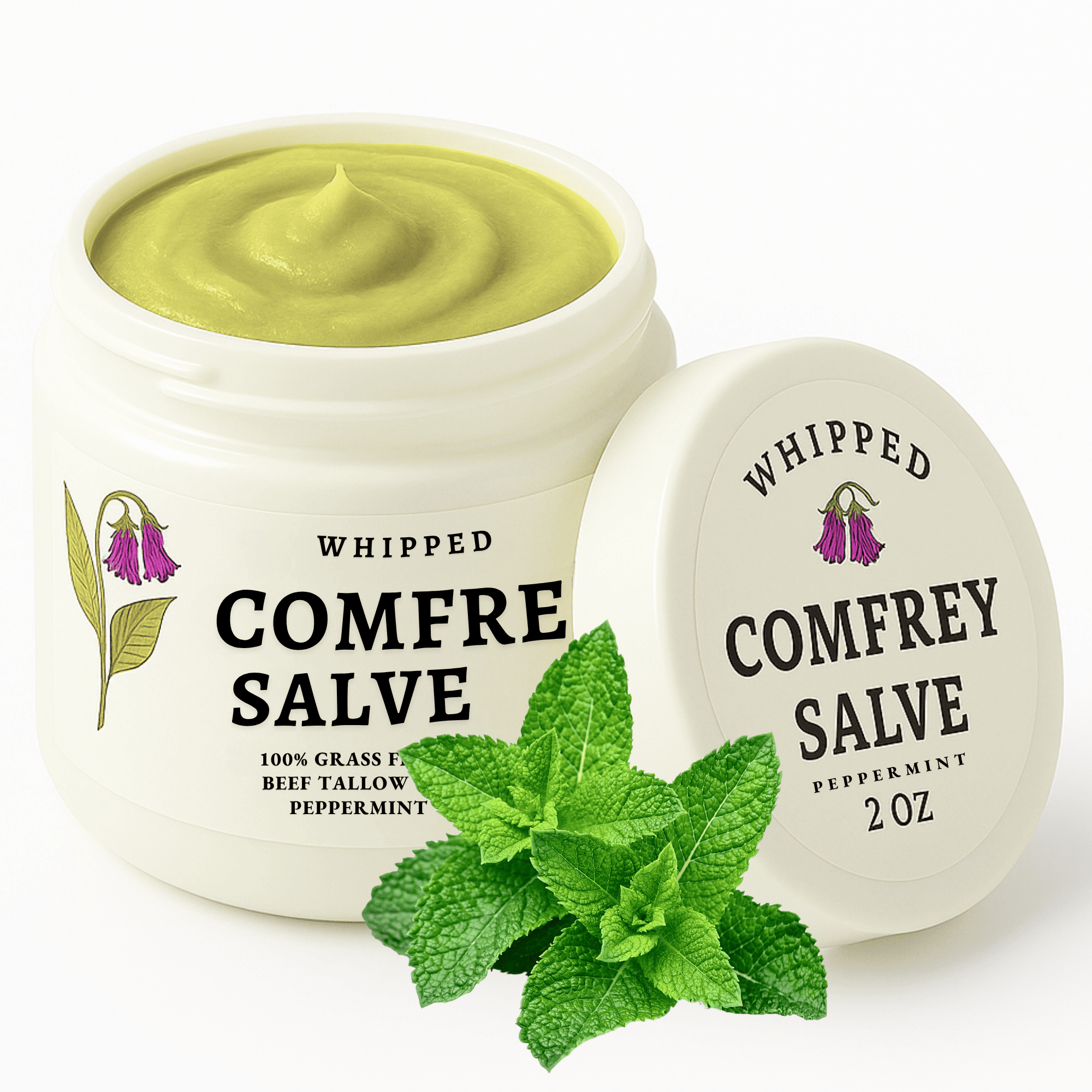 Bálsamo de Consuelda Orgánica — Menta