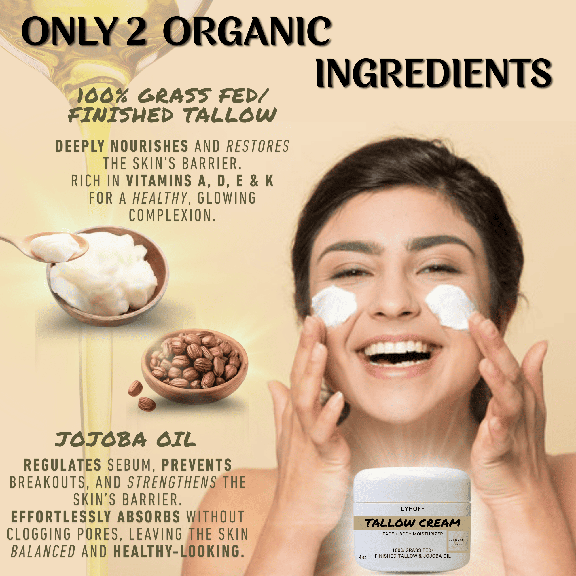 Crema de Sebo Batida — Menta